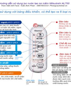 Máy lọc nước tạo ion Kiềm Mitsubishi Cleansui AL700 - Made in Japan 19 1 1556729741 6894694272 mitsubishi al700 manual