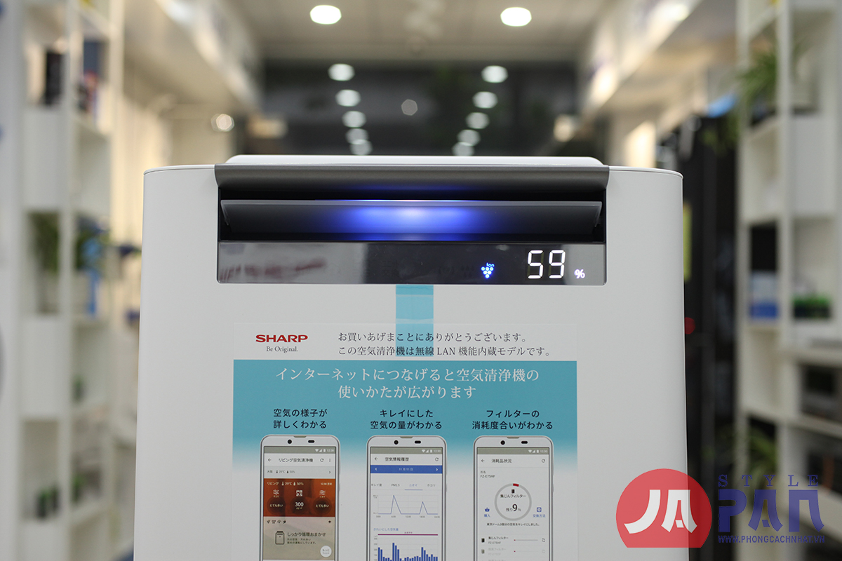Máy lọc không khí, bù ẩm Sharp KI-HS70 - Plasma 25000 6 Máy lọc không khí, bù ẩm Sharp KI-HS70 - Plasma 25000 - Ảnh 6