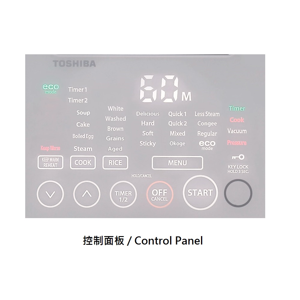 Nồi cơm điện Toshiba RC-DW10GW| 1.0L | 220V | Lõi chuông 13 Nồi cơm điện Toshiba RC-DW10GW| 1.0L | 220V | Lõi chuông - Ảnh 13