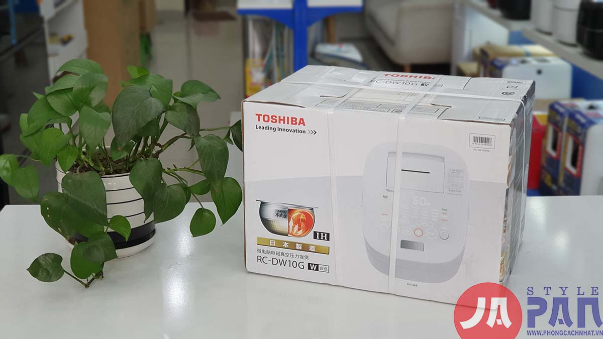 Nồi cơm điện Toshiba RC-DW10GW| 1.0L | 220V | Lõi chuông 2 Nồi cơm điện Toshiba RC-DW10GW| 1.0L | 220V | Lõi chuông - Ảnh 2