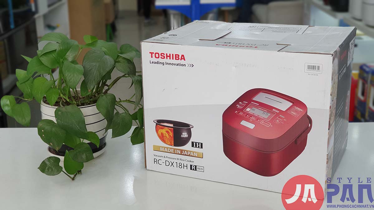 Nồi cơm điện Toshiba RC-DX18HR| 1.8L | 220V | Lõi chuông 2 Nồi cơm điện Toshiba RC-DX18HR| 1.8L | 220V | Lõi chuông - Ảnh 2