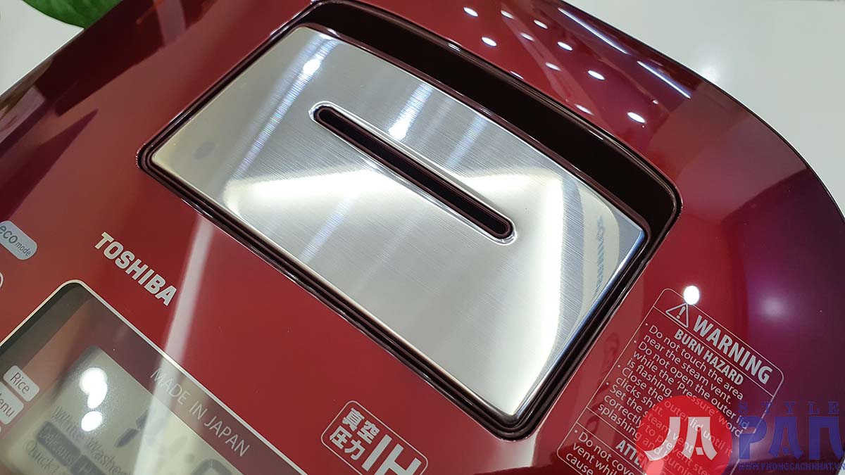 Nồi cơm điện Toshiba RC-DX18HR| 1.8L | 220V | Lõi chuông 7 Nồi cơm điện Toshiba RC-DX18HR| 1.8L | 220V | Lõi chuông - Ảnh 7