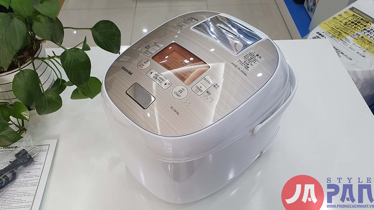Nồi cơm điện Toshiba RC-DR18LW| 1.8L | 220V | Cao tần 4 Nồi cơm điện Toshiba RC-DR18LW| 1.8L | 220V | Cao tần - Ảnh 4