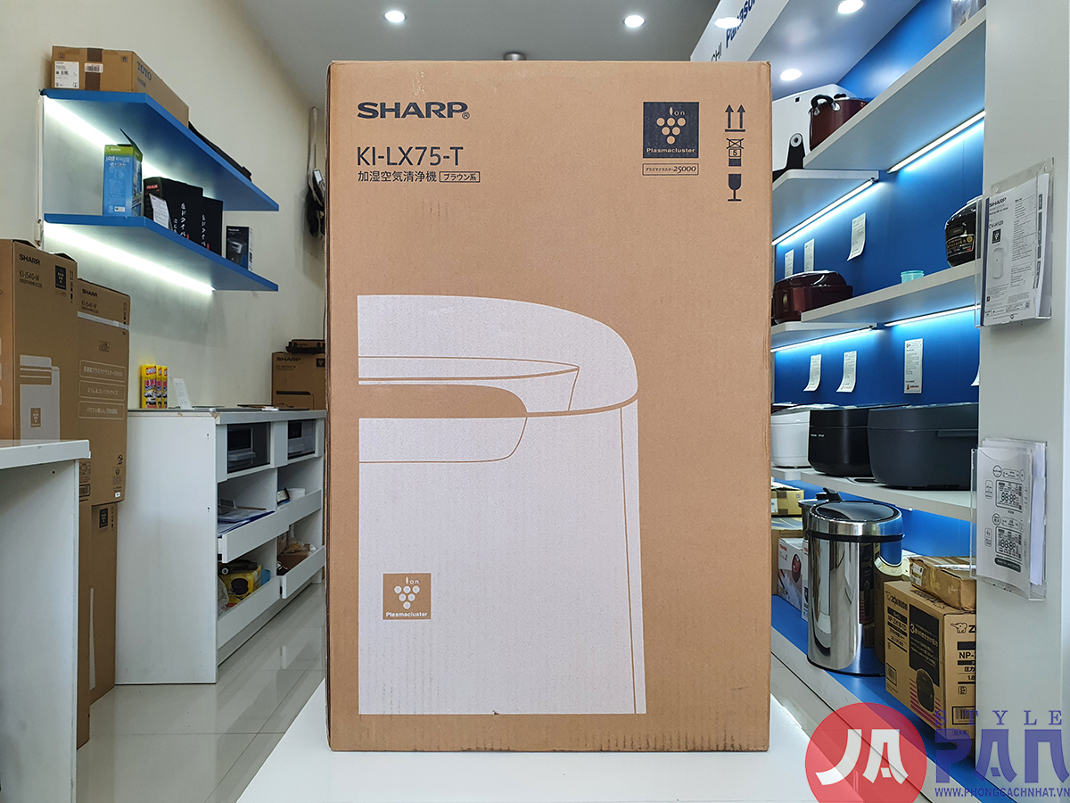Máy lọc không khí, bù ẩm Sharp KI-LX75-T | Ion Plasma 25000 13 Máy lọc không khí, bù ẩm Sharp KI-LX75-T | Ion Plasma 25000 - Ảnh 13