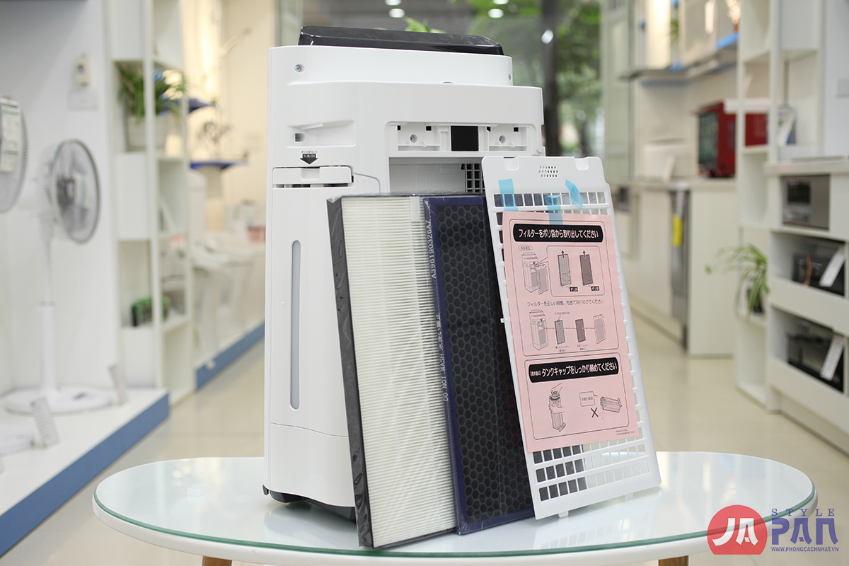Máy lọc không khí Sharp KC-P50-W | Tạo ẩm | Ion 7000 5 Máy lọc không khí Sharp KC-P50-W | Tạo ẩm | Ion 7000 - Ảnh 5