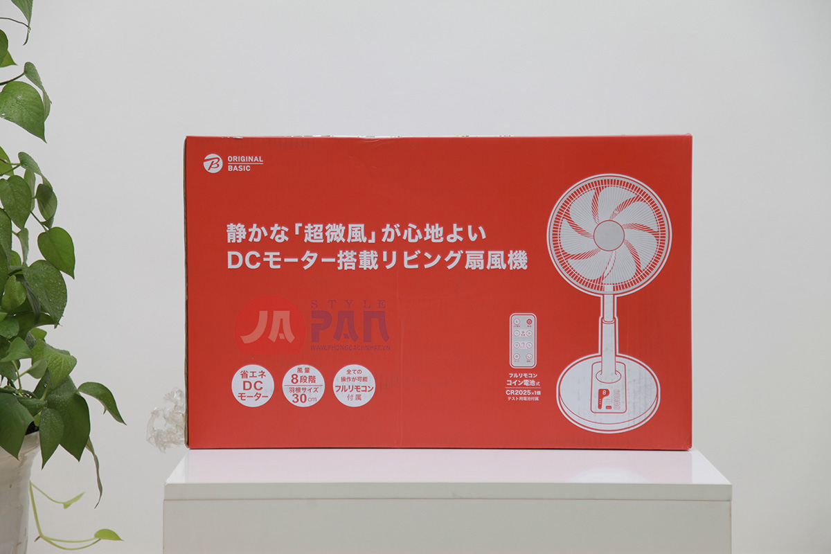 Quạt điện Original Basic CDV504BK | 7 cánh | Động cơ DC 2 Quạt điện Original Basic CDV504BK | 7 cánh | Động cơ DC - Ảnh 2