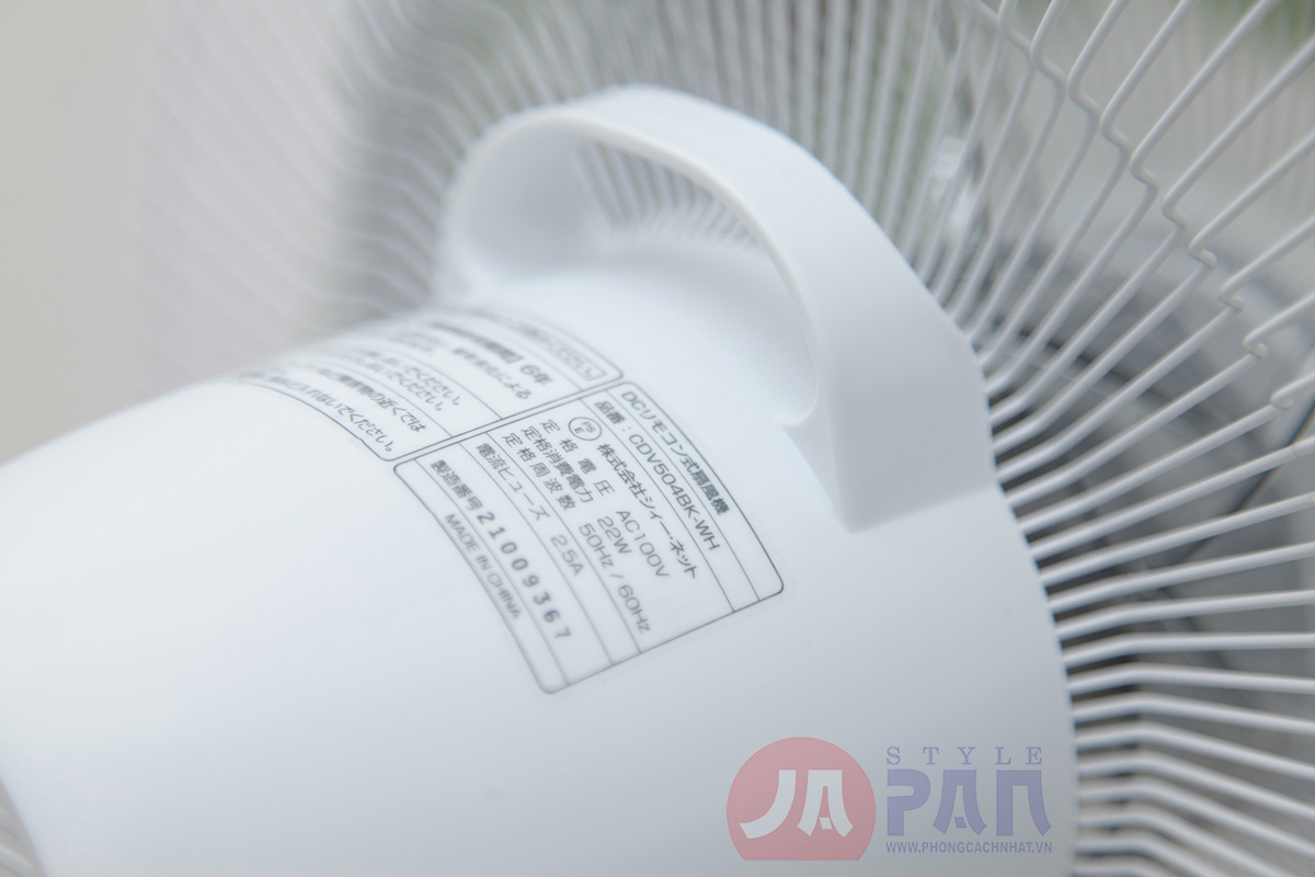 Quạt điện Original Basic CDV504BK | 7 cánh | Động cơ DC 13 Quạt điện Original Basic CDV504BK | 7 cánh | Động cơ DC - Ảnh 13
