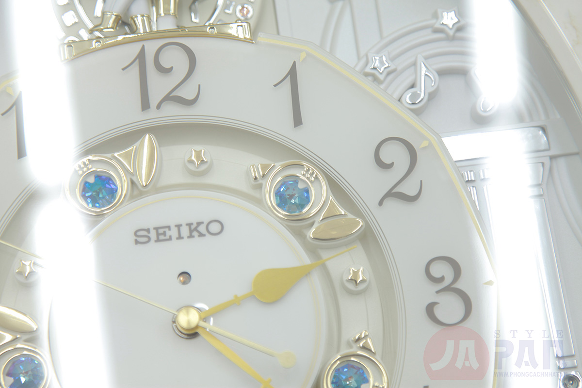 Đồng hồ treo tường Seiko RE576A nội địa Nhật | 39 giai điệu 12 Đồng hồ treo tường Seiko RE576A nội địa Nhật | 39 giai điệu - Ảnh 12
