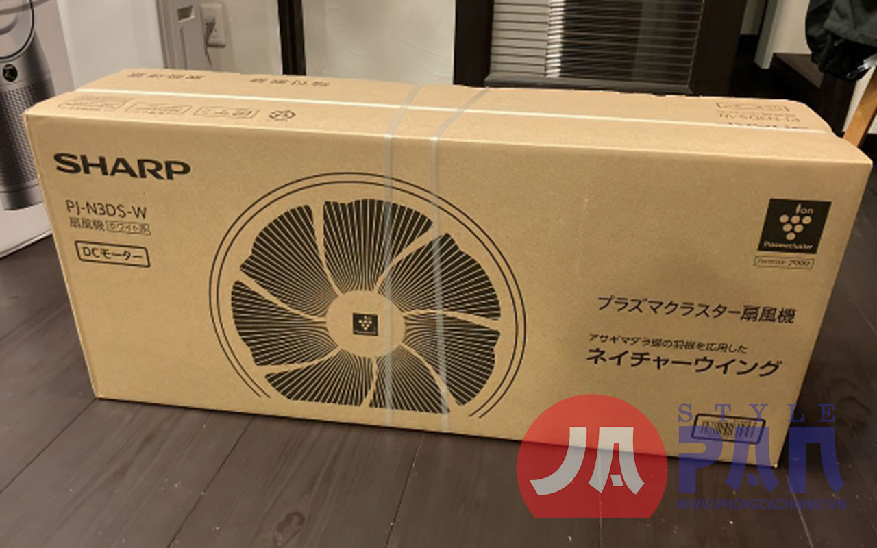 Quạt điện Sharp PJ-N3DS | New 2021 | Động cơ DC | 7 cánh 2 Quạt điện Sharp PJ-N3DS | New 2021 | Động cơ DC | 7 cánh - Ảnh 2