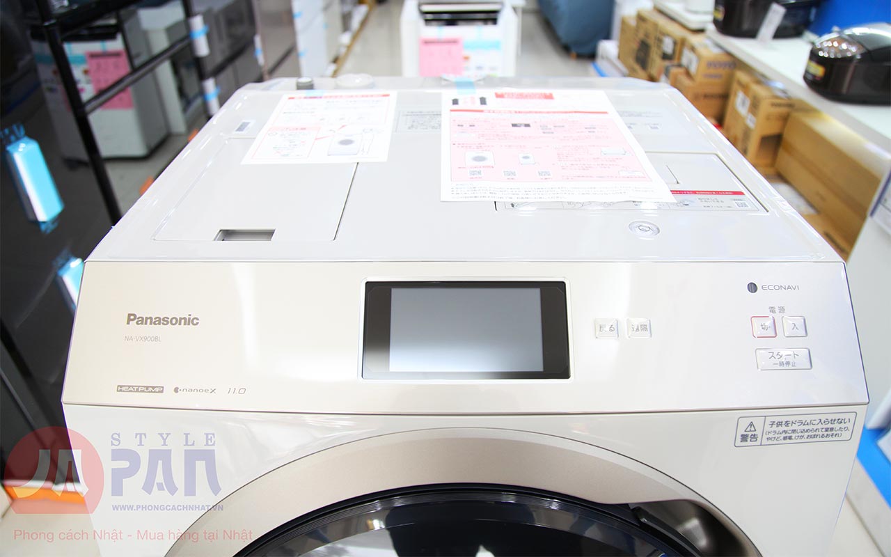 Máy giặt Panasonic NA-VX900BL (C) | Giặt 11kg, sấy 6kg 7 Máy giặt Panasonic NA-VX900BL (C) | Giặt 11kg, sấy 6kg - Ảnh 7