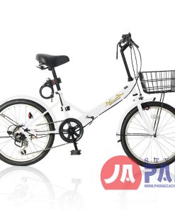 Xe đạp gấp Nhật Aiju Cycle AJ-0202 | 20 inche| Chuyển số Shimano 6 cấp