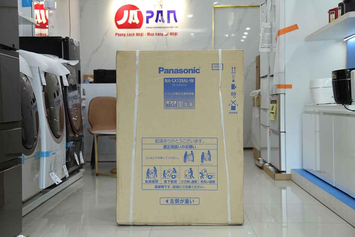 Máy giặt Panasonic NA-LX129AR-W | Giặt 12kg, sấy 6kg 2 Máy giặt Panasonic NA-LX129AR-W | Giặt 12kg, sấy 6kg - Ảnh 2