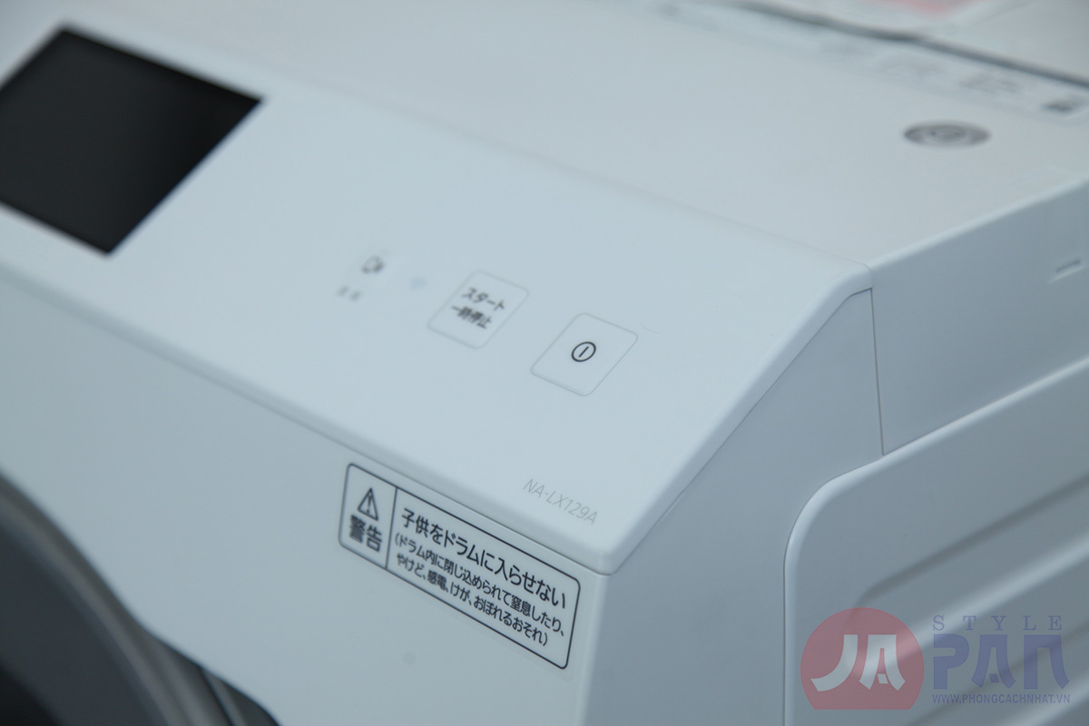 Máy giặt Panasonic NA-LX129AR-W | Giặt 12kg, sấy 6kg 8 Máy giặt Panasonic NA-LX129AR-W | Giặt 12kg, sấy 6kg - Ảnh 8