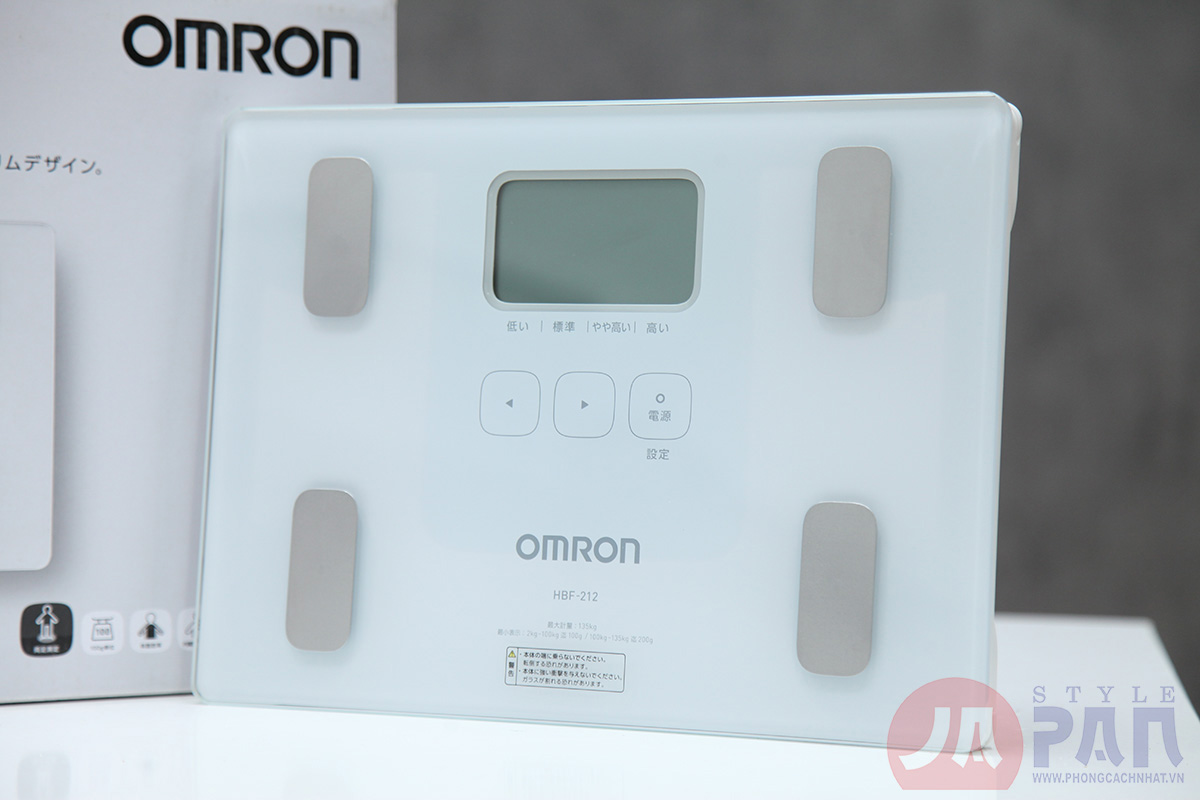 Cân sức khỏe Omron HBF-212|Phong Cách Nhật 3 Cân sức khỏe Omron HBF-212|Phong Cách Nhật - Ảnh 3