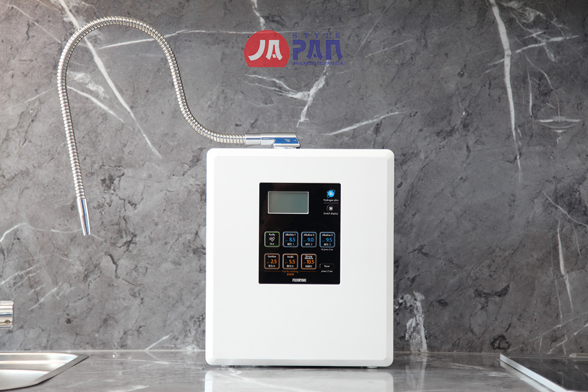 Máy lọc nước ion kiềm Fujiiryoki HWP-77| Made in Japan 3 Máy lọc nước ion kiềm Fujiiryoki HWP-77| Made in Japan - Ảnh 3
