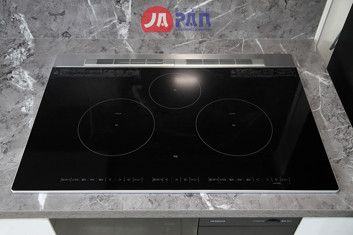 Bếp từ Hitachi HT-M8AKTWF | Rộng 75cm| Tràn viền | Cảm ứng 4 Bếp từ Hitachi HT-M8AKTWF | Rộng 75cm| Tràn viền | Cảm ứng - Ảnh 4
