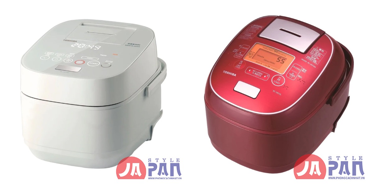 Tuyển chọn 2 nồi cơm điện Nhật Toshiba với điện áp 220V, cao tần, lõi chuông 2020