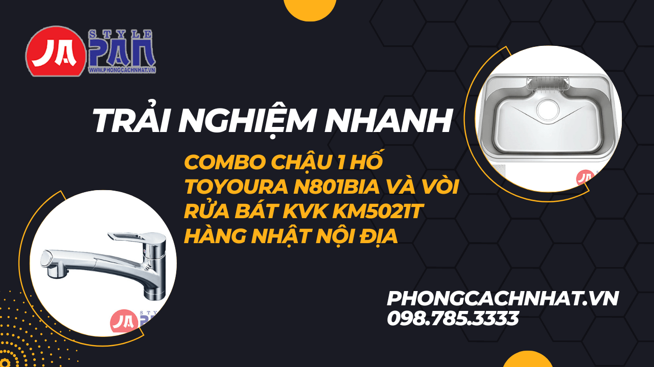 14 1671563598 9206949923 trai nghiem nhanh combo chau 1 ho toyoura n801bia va voi rua bat kvk km5021t