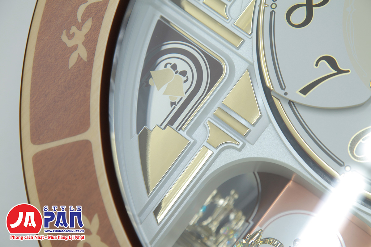 Đồng hồ treo tường Seiko RE580B | Khảm gỗ tự nhiên 17 Đồng hồ treo tường Seiko RE580B | Khảm gỗ tự nhiên - Ảnh 17