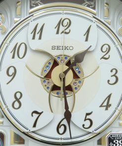 Đồng hồ treo tường Seiko RE580B | Khảm gỗ tự nhiên 26 Dong ho treo tuong Seiko RE580B 11