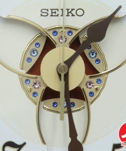 Đồng hồ treo tường Seiko RE580B | Khảm gỗ tự nhiên 27 Dong ho treo tuong Seiko RE580B 12