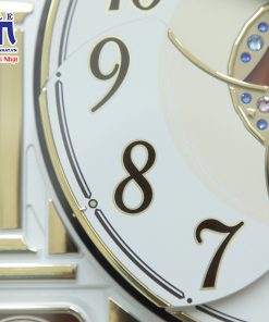 Đồng hồ treo tường Seiko RE580B | Khảm gỗ tự nhiên 28 Dong ho treo tuong Seiko RE580B 13