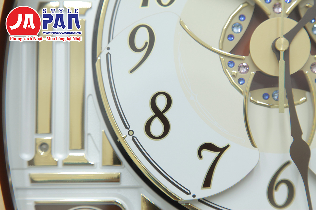 Đồng hồ treo tường Seiko RE580B | Khảm gỗ tự nhiên 10 Đồng hồ treo tường Seiko RE580B | Khảm gỗ tự nhiên - Ảnh 10