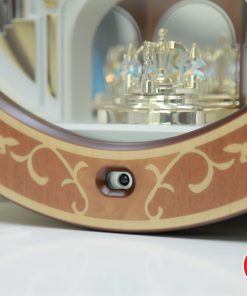 Đồng hồ treo tường Seiko RE580B | Khảm gỗ tự nhiên 32 Dong ho treo tuong Seiko RE580B 2