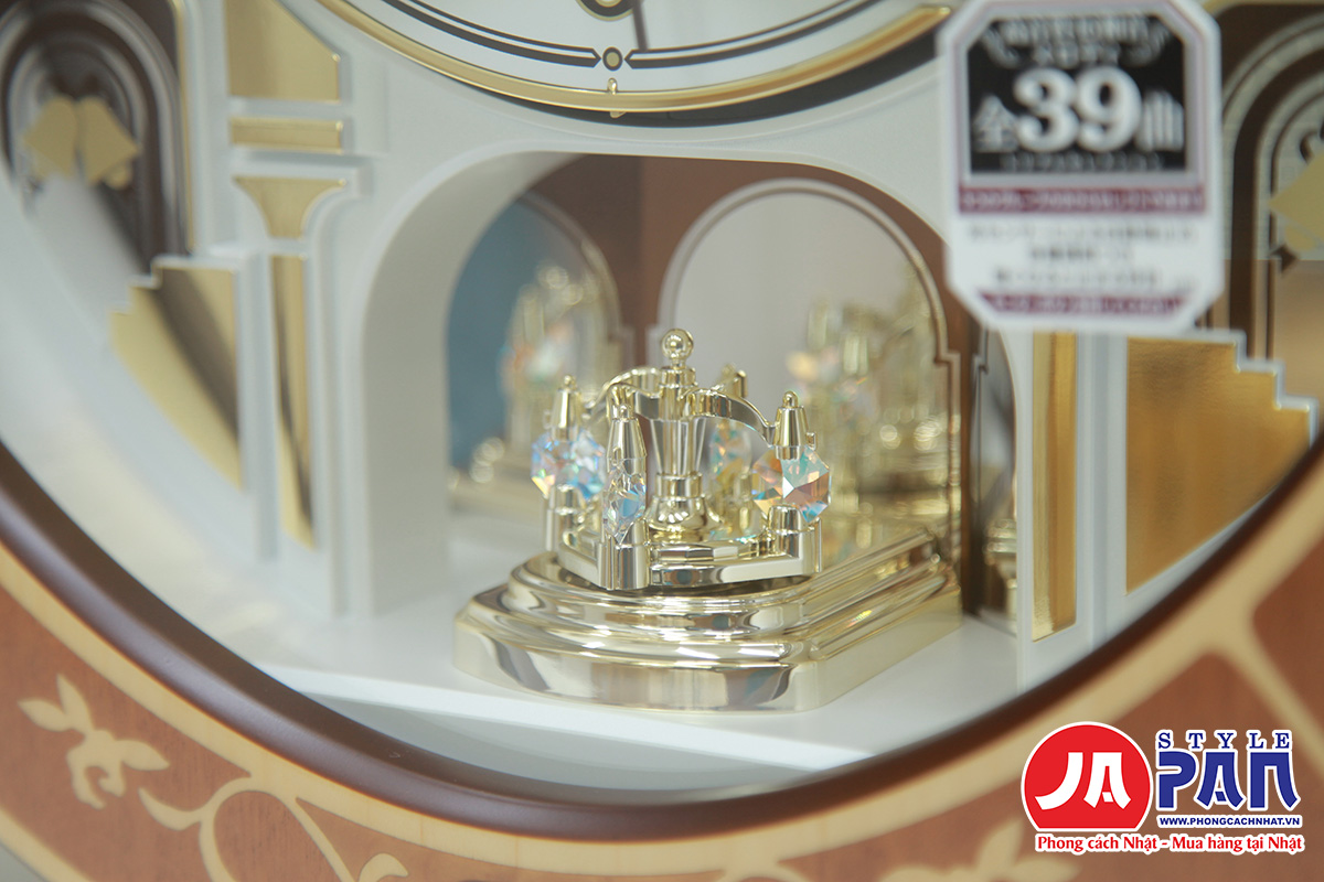 Đồng hồ treo tường Seiko RE580B | Khảm gỗ tự nhiên 15 Đồng hồ treo tường Seiko RE580B | Khảm gỗ tự nhiên - Ảnh 15