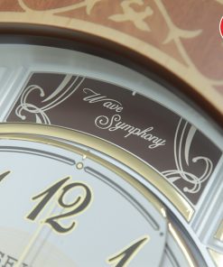 Đồng hồ treo tường Seiko RE580B | Khảm gỗ tự nhiên 34 Dong ho treo tuong Seiko RE580B 9