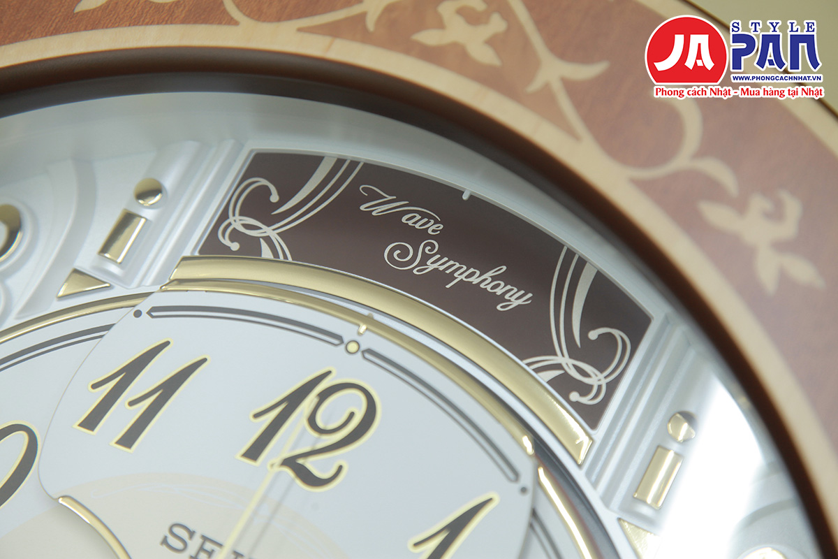 Đồng hồ treo tường Seiko RE580B | Khảm gỗ tự nhiên 16 Đồng hồ treo tường Seiko RE580B | Khảm gỗ tự nhiên - Ảnh 16