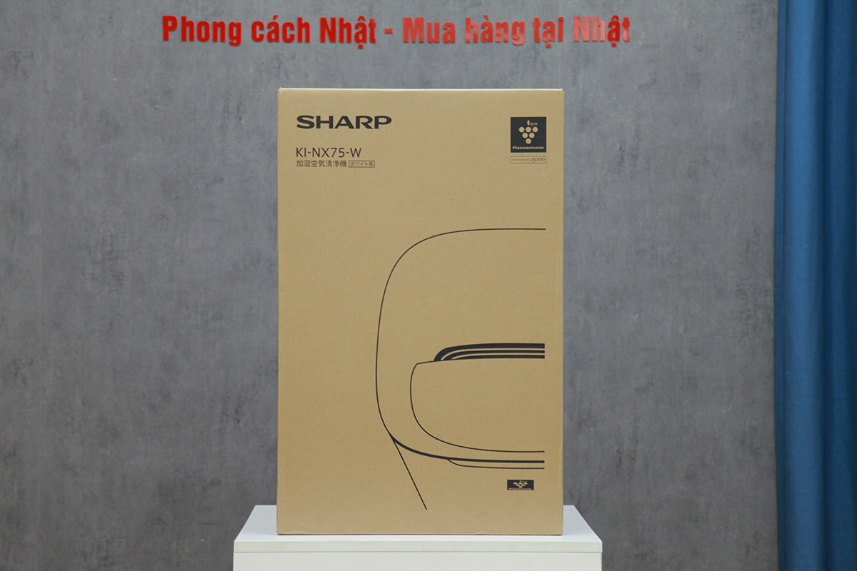 Máy lọc không khí bù ẩm Sharp KI-NX75-W | Ion Plasma 25000 14 Máy lọc không khí bù ẩm Sharp KI-NX75-W | Ion Plasma 25000 - Ảnh 14