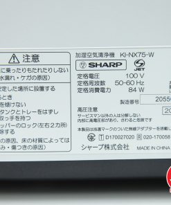 Máy lọc không khí bù ẩm Sharp KI-NX75-W | Ion Plasma 25000 25 Loc khong khi Sharp Ki NX75 W 11