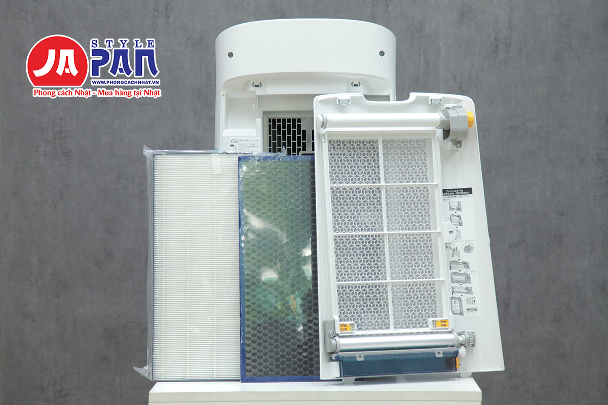 Máy lọc không khí bù ẩm Sharp KI-NX75-W | Ion Plasma 25000 13 Máy lọc không khí bù ẩm Sharp KI-NX75-W | Ion Plasma 25000 - Ảnh 13