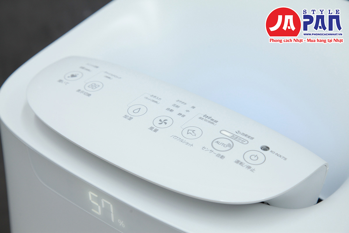 Máy lọc không khí bù ẩm Sharp KI-NX75-W | Ion Plasma 25000 6 Máy lọc không khí bù ẩm Sharp KI-NX75-W | Ion Plasma 25000 - Ảnh 6