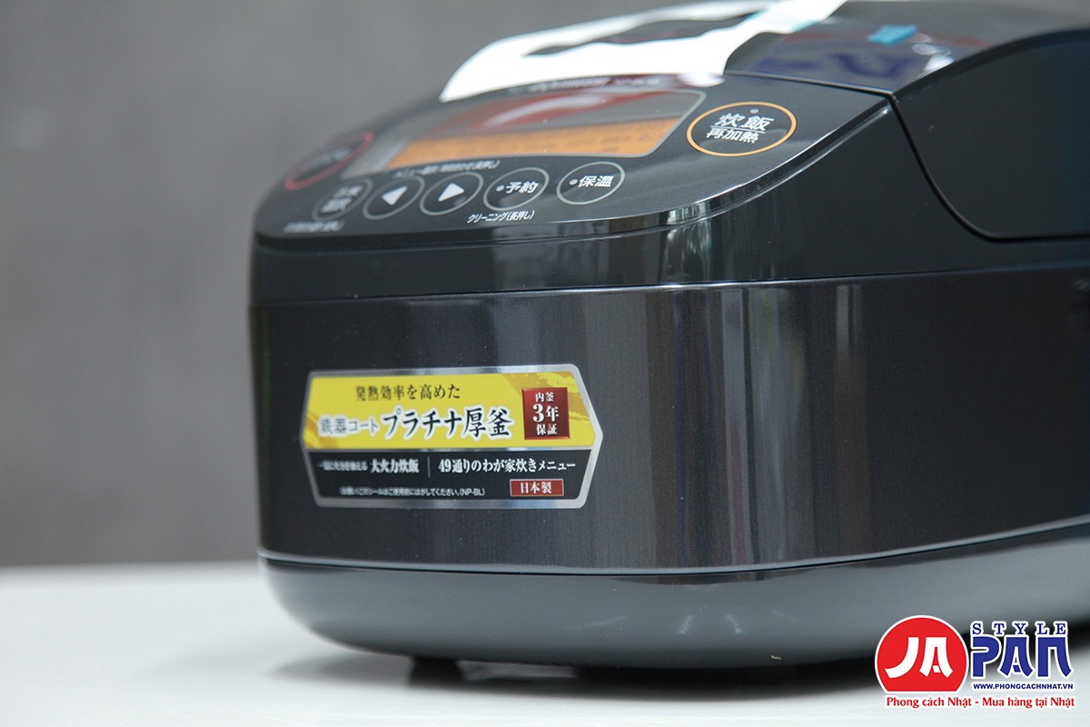 Nồi cơm điện Zojirushi NP-BL10 | 1L 5 Nồi cơm điện Zojirushi NP-BL10 | 1L - Ảnh 5