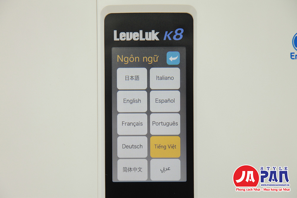 Máy lọc nước Kangen Leveluk K8 nội địa Nhật 14 Lọc nước Kangen Leveluk K8 (1)