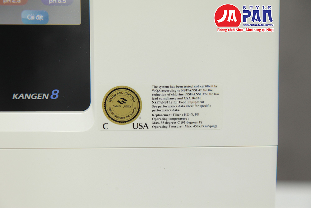 Máy lọc nước Kangen Leveluk K8 nội địa Nhật 10 Lọc nước Kangen Leveluk K8 (1)
