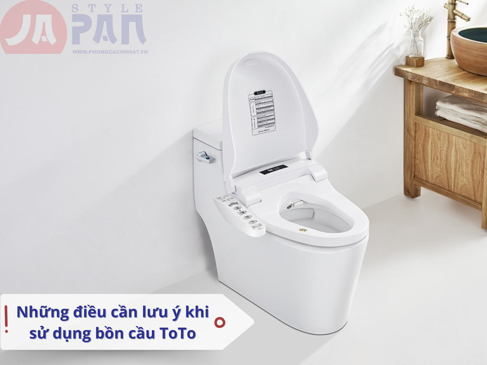 Những lưu ý khi sử dụng bồn cầu thông minh ToTo