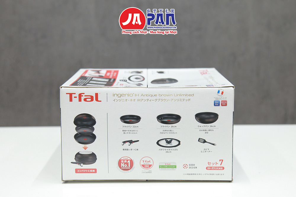Bộ chảo từ T-fal Ingenio SET 7 món L77890 2 Bộ chảo từ T-fal Ingenio SET 7 món L77890