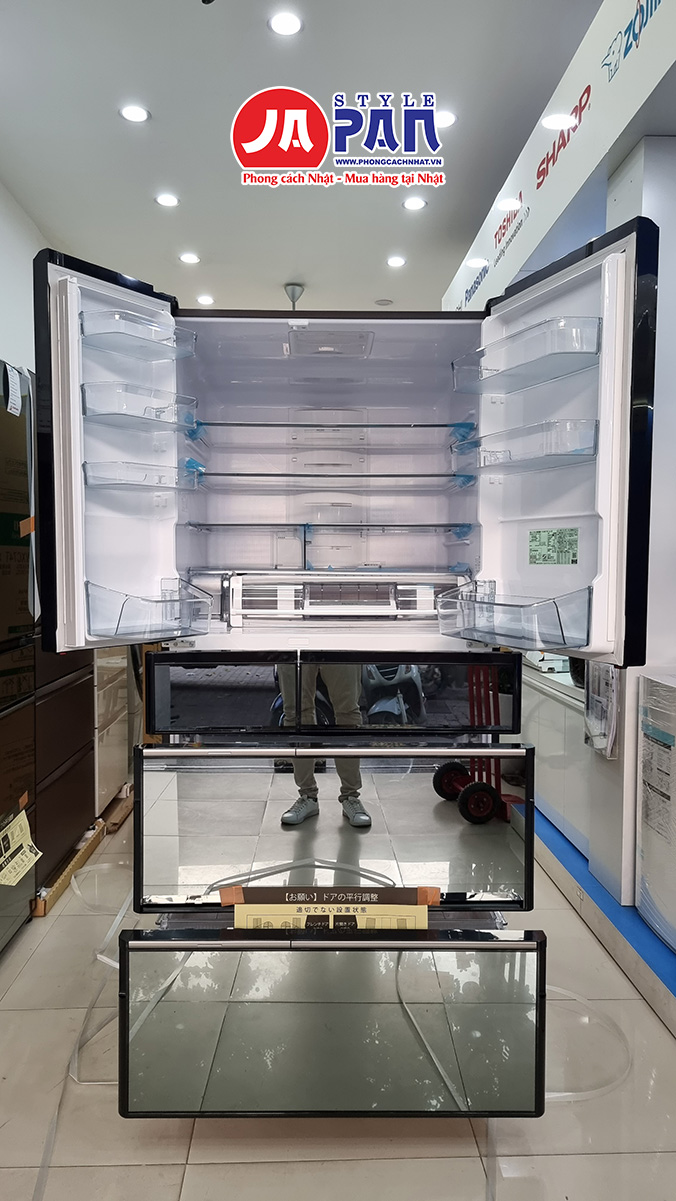 Tủ Lạnh Hitachi R-WXC74V 735L Mặt Gương | New 2024 6 Tủ Lạnh Hitachi R-WXC74V