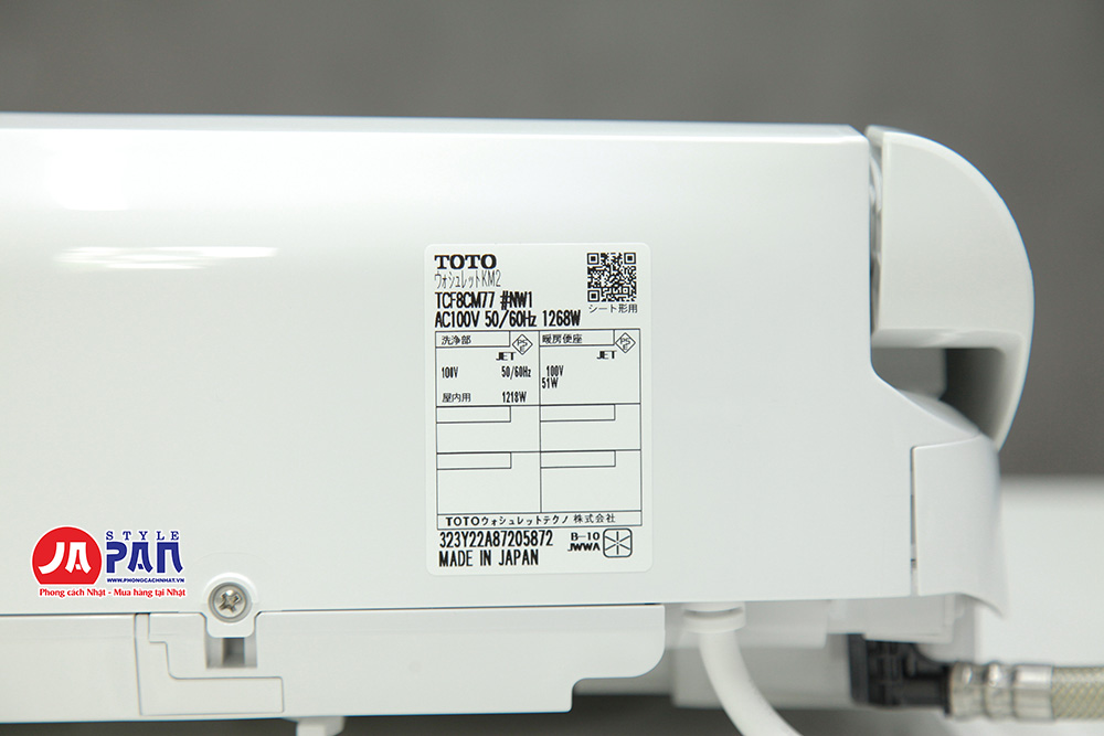 Nắp bồn cầu thông minh Toto TCF8CM77 nội địa Nhật 17 Nắp bệt thông minh Toto TCF8CM77