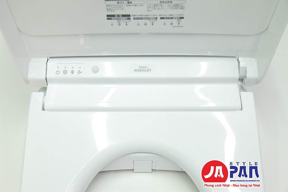 Nắp bồn cầu thông minh Toto TCF8CM77 nội địa Nhật 10 Nắp bệt thông minh Toto TCF8CM77
