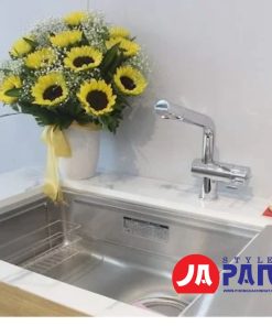 Chậu rửa bát Shigeru LE JSL-K FS bề mặt hạt | Nội địa Nhật 5 Chậu rửa bát Shigeru LE JSL-K-FS bề mặt hạt