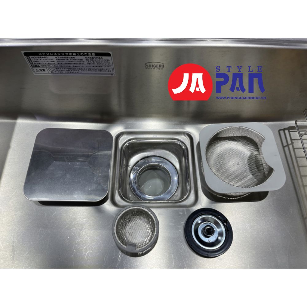 Chậu rửa bát Shigeru LE JSM-K-FS bề mặt hạt nội địa Nhật 5 Chậu rửa bát Shigeru LE JSM-K-FS bề mặt hạt nội địa Nhật - Ảnh 5