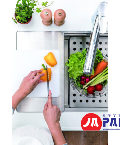 Chậu rửa bát Shigeru LE JSN-K 3F FS chậu 2 ray | Bề mặt hạt 6 chau rua bat shigeru le jsn k 3f fs chau 2 ray 3