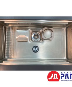 Chậu rửa bát Shigeru LE JSM-K 3F FS 2 ray bề mặt hạt 7 chau rua mat shigeru le jsm k 3f fs 2 ray be mat hat 3