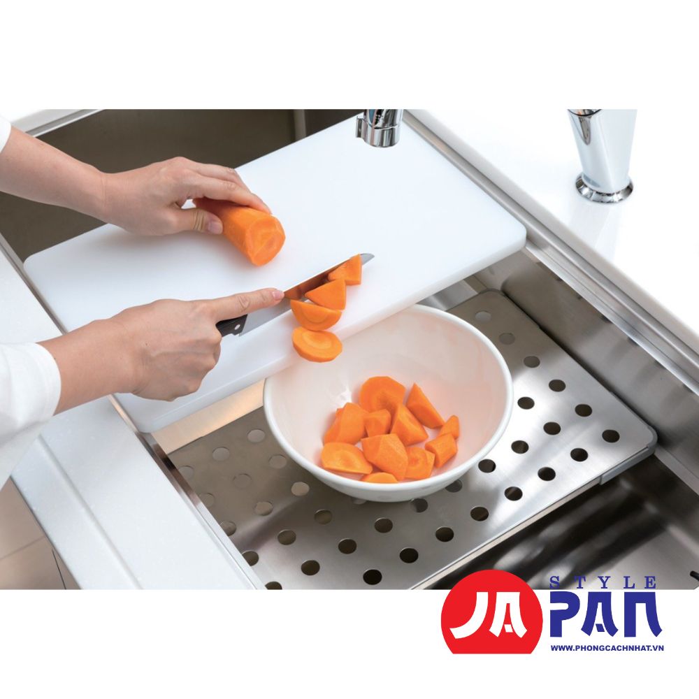 Chậu rửa bát Shigeru LE JSM-K 3F FS 2 ray bề mặt hạt 4 Chậu rửa bát Shigeru LE JSM-K 3F FS 2 ray bề mặt hạt - Ảnh 4