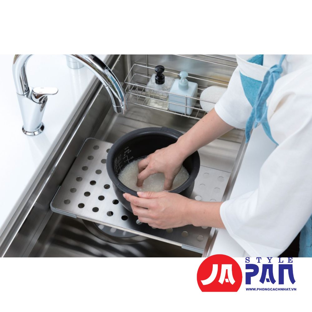 Chậu rửa bát Shigeru LE JSM-K 3F FS 2 ray bề mặt hạt 5 Chậu rửa mặt Shigeru LE JSM-K 3F FS 2 ray bề mặt hạt