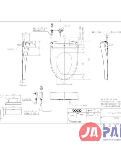 Thông số kỹ thuật nắp bồn cầu thông minh Toto TCF4724